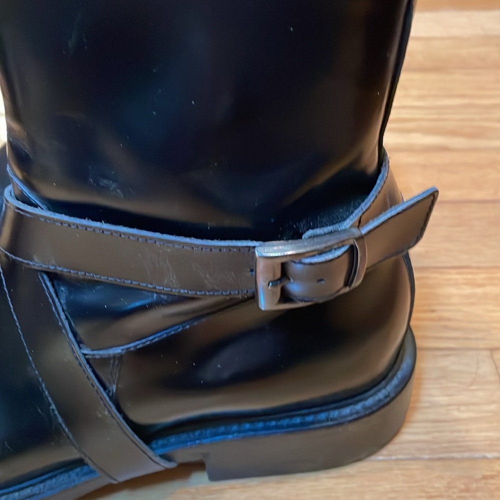 Kenneth Cole Itailian Men’s black leather boots - Picture 7 of 15